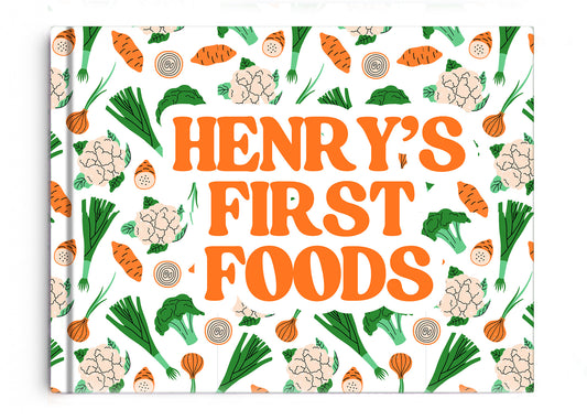 Baby's First Foods Photo Book - Orange